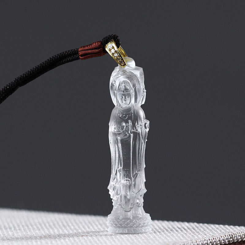Collier Bouddha Liuli Avalokitesvara | Harmonie et compassion