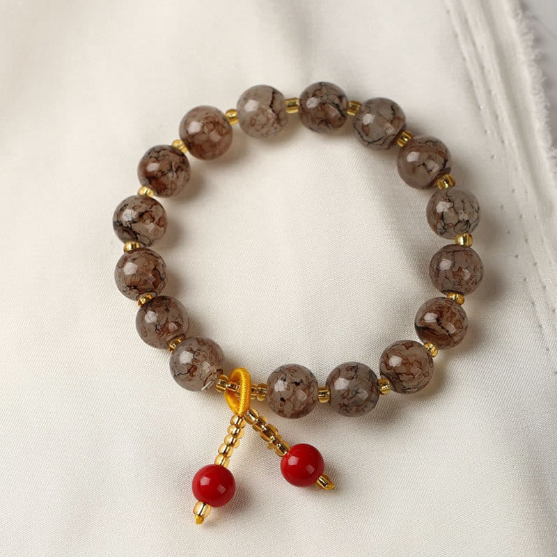 Bracelet d'harmonie en verre Liuli pour la protection spirituelle