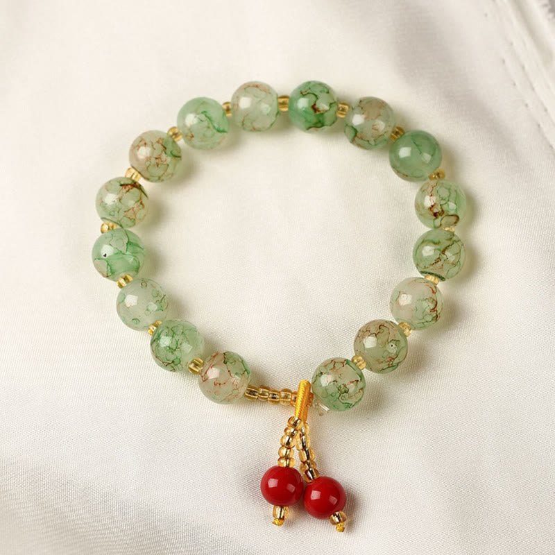 Bracelet d'harmonie en verre Liuli pour la protection spirituelle