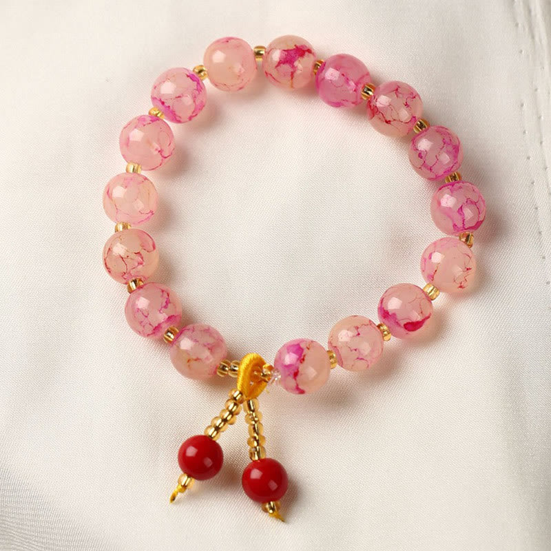 Bracelet d'harmonie en verre Liuli pour la protection spirituelle