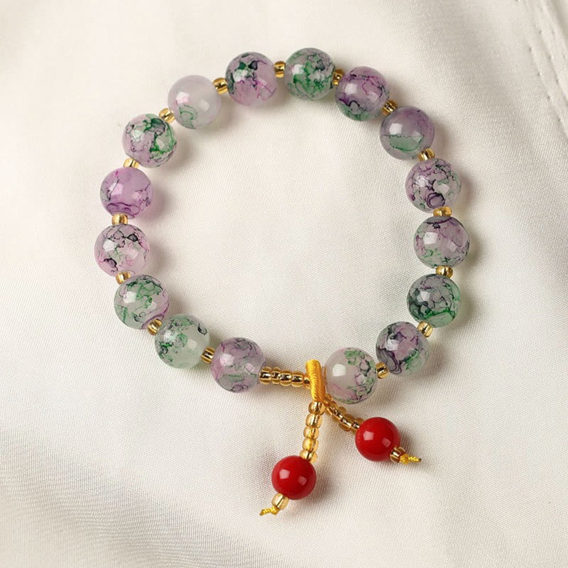 Bracelet d'harmonie en verre Liuli pour la protection spirituelle