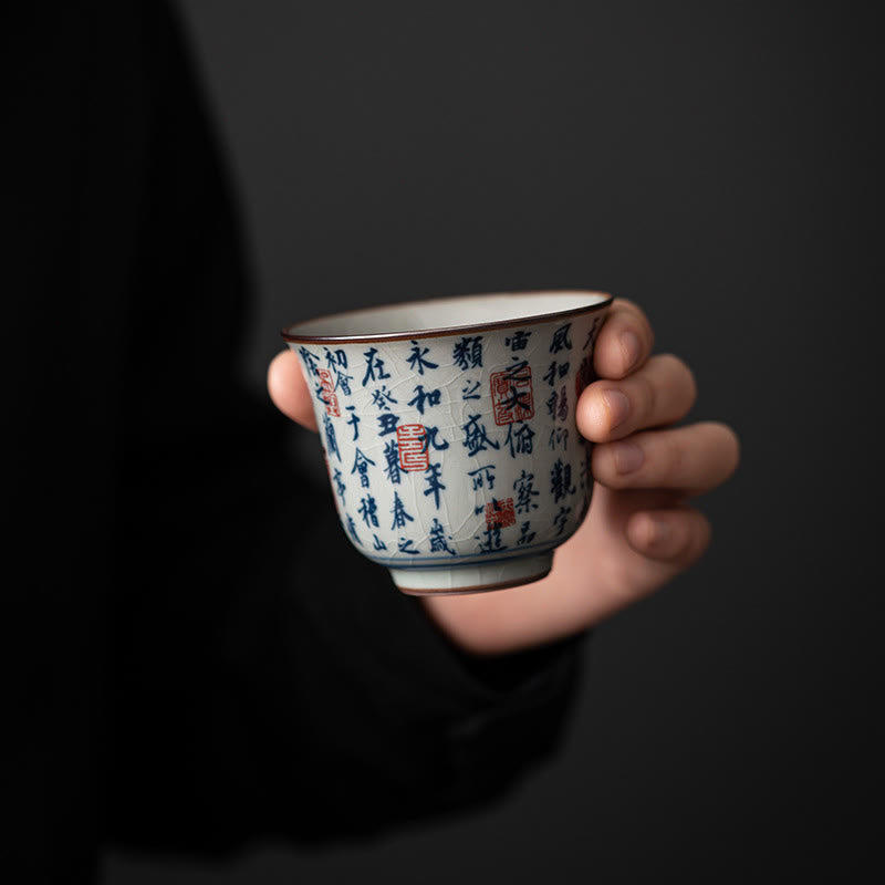 Tasse à thé en céramique Lotus 150 ml pour les rituels traditionnels du thé
