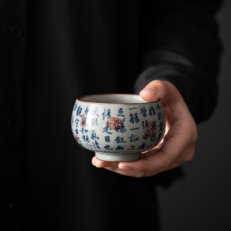 Tasse à thé en céramique Lotus 150 ml pour les rituels traditionnels du thé