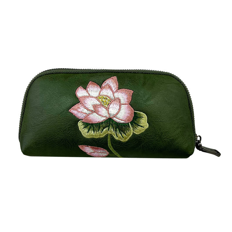 Sac à main brodé Lotus Su | Pureté spirituelle et élégance
