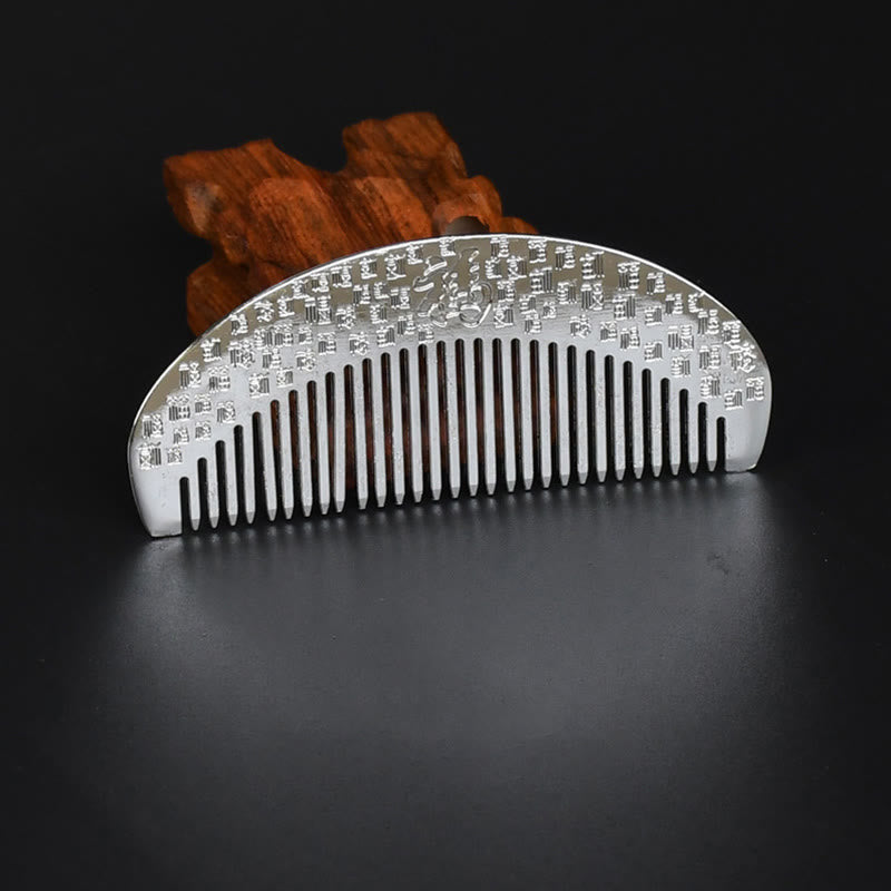 Peigne en alliage d'or Lucky Dragon Phoenix pour la protection et la force