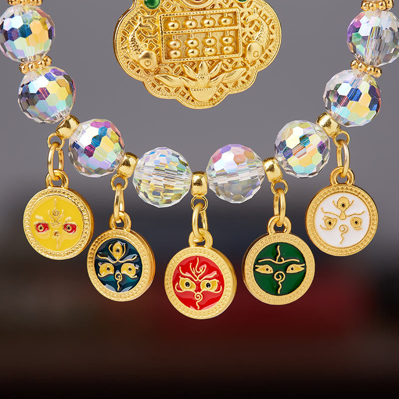 Décoration suspendue porte-bonheur Koi Five God of Wealth Prosperity