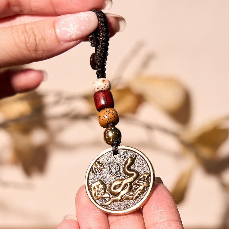 Coffret de protection serpent porte-bonheur | Ensemble de bracelets du zodiaque chinois