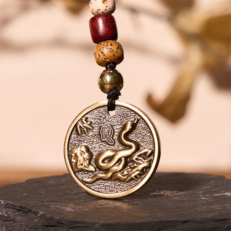 Coffret de protection serpent porte-bonheur | Ensemble de bracelets du zodiaque chinois