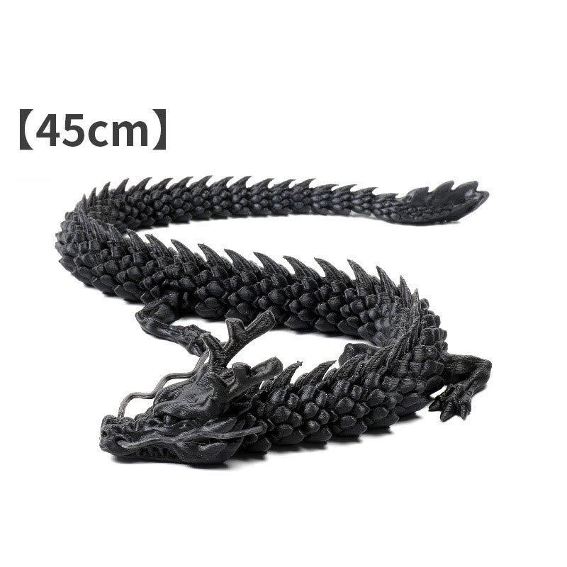 Statue lumineuse de dragon Feng Shui 45 cm pour la chance et la protection