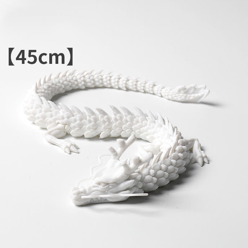 Statue lumineuse de dragon Feng Shui 45 cm pour la chance et la protection
