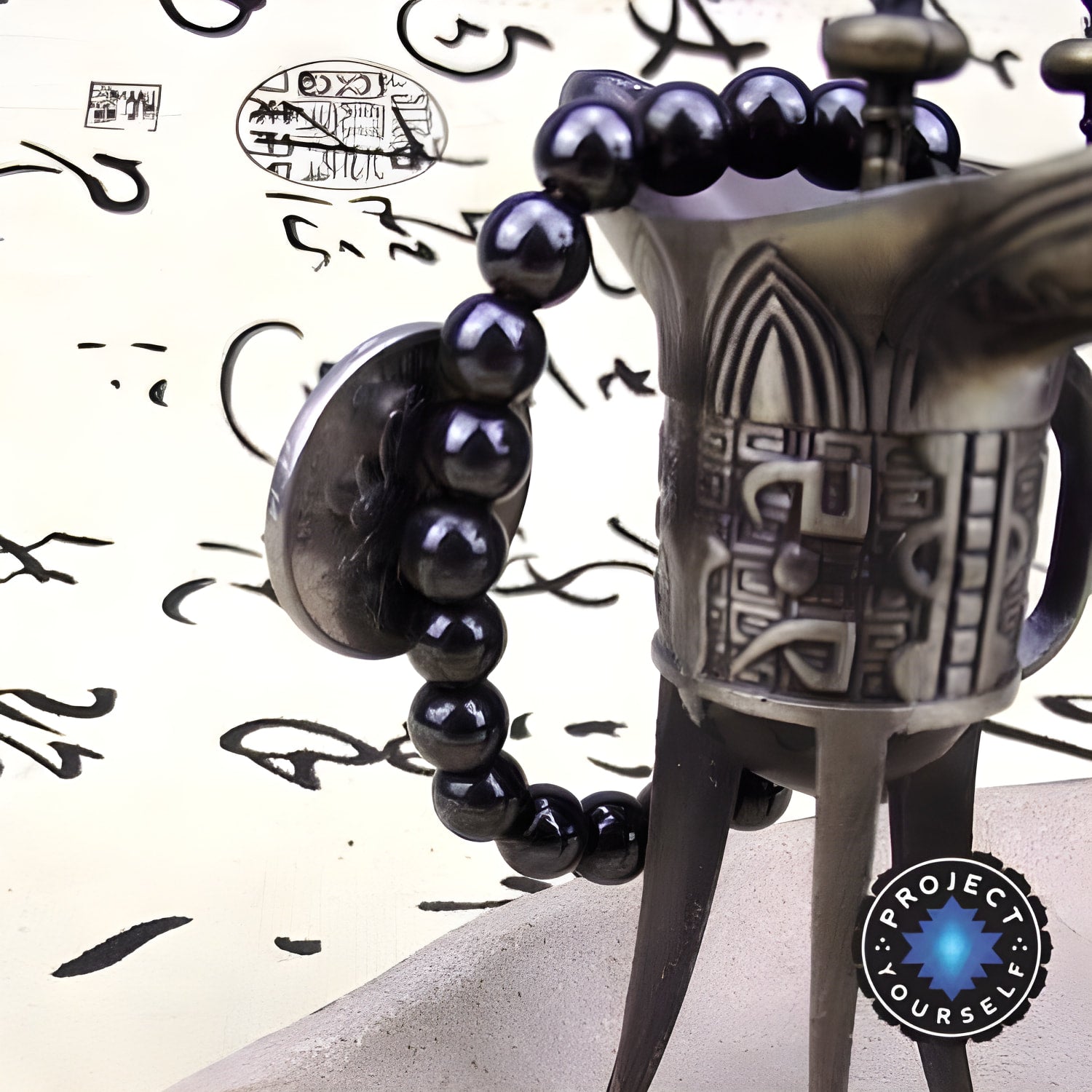Bracelet en perles d'hématite magnétique pour l'équilibre