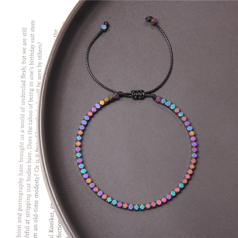 Bracelet en hématite magnétique pour la mise à la terre et la protection