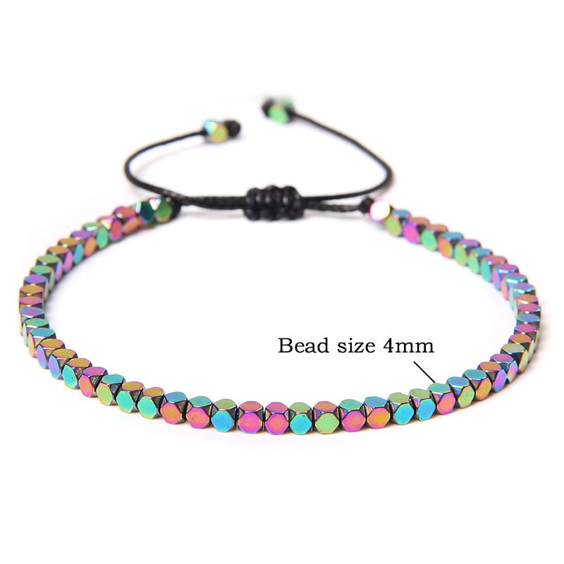 Bracelet en hématite magnétique pour la mise à la terre et la protection