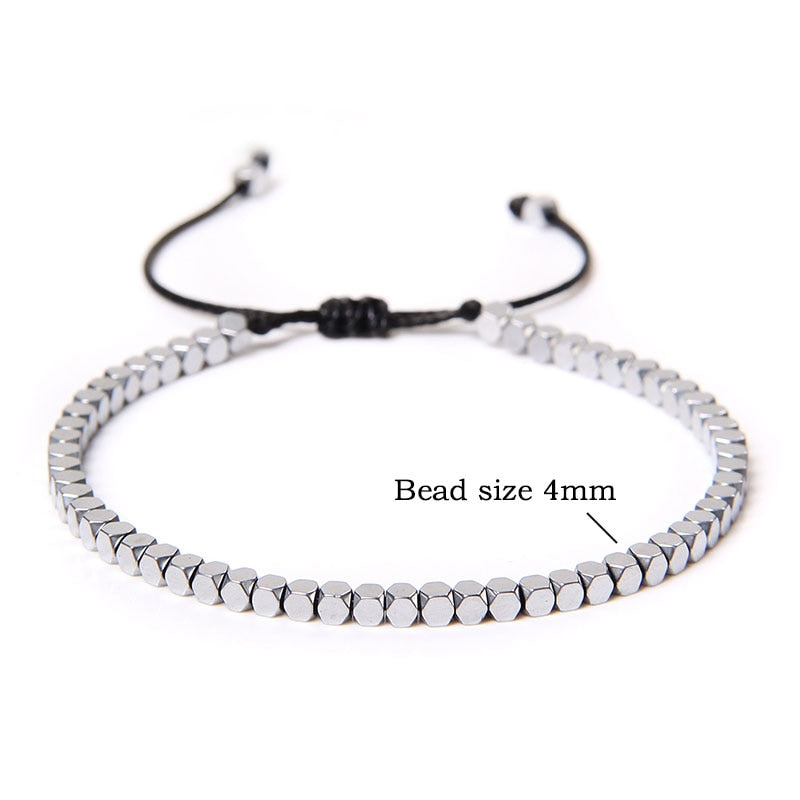 Bracelet en hématite magnétique pour la mise à la terre et la protection