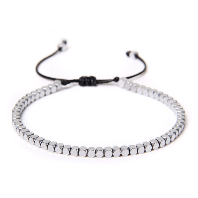 Bracelet en hématite magnétique pour la mise à la terre et la protection