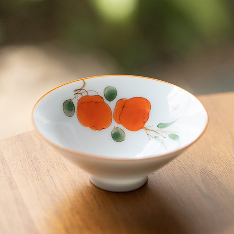 Tasse à thé en céramique Mandala Koi Fish Lotus 50 ml Harmony