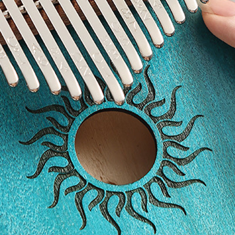 Piano à pouce Kalimba 21 touches en bois d'érable pour débutants