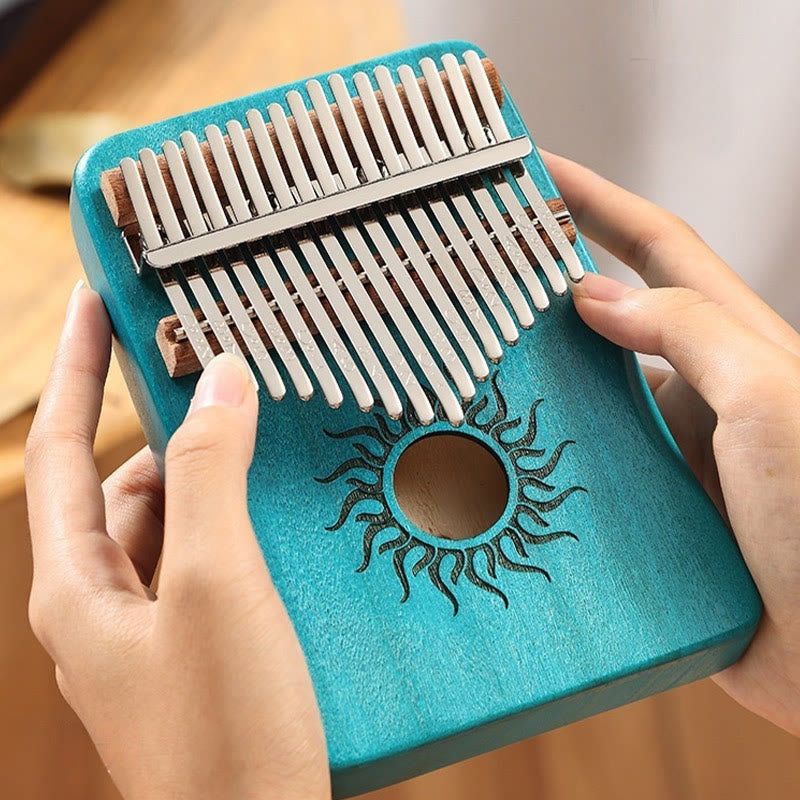 Piano à pouce Kalimba 21 touches en bois d'érable pour débutants