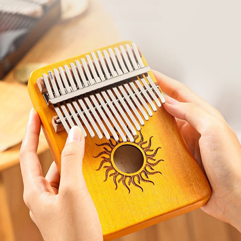 Piano à pouce Kalimba 21 touches en bois d'érable pour débutants