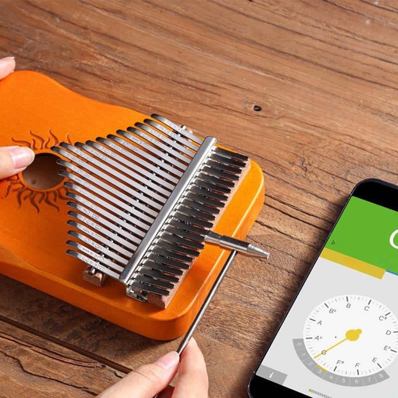 Piano à pouce Kalimba 21 touches en bois d'érable pour débutants