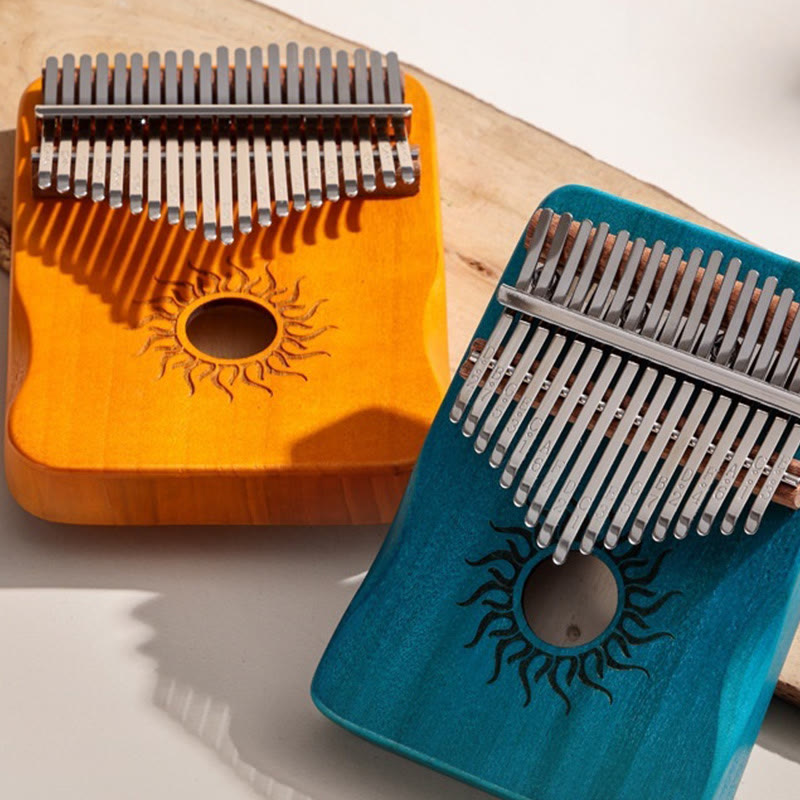 Piano à pouce Kalimba 21 touches en bois d'érable pour débutants
