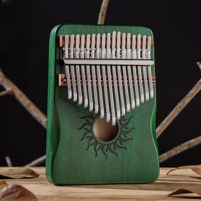 Piano à pouce Kalimba 21 touches en bois d'érable pour débutants