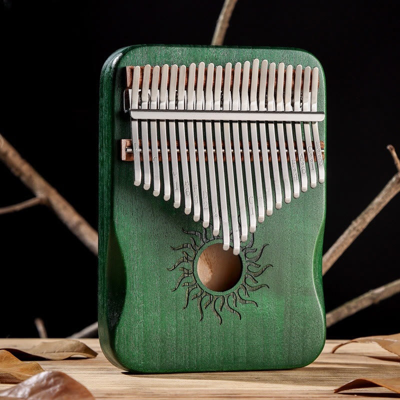 Piano à pouce Kalimba 21 touches en bois d'érable pour débutants