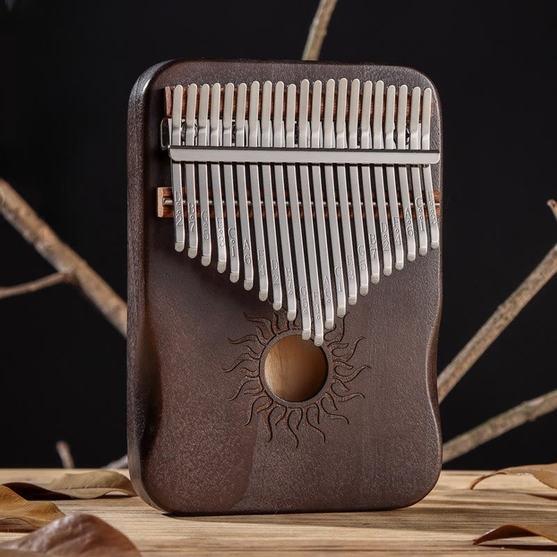 Piano à pouce Kalimba 21 touches en bois d'érable pour débutants