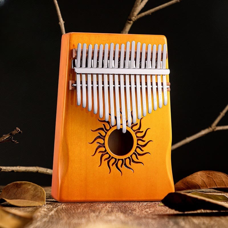 Piano à pouce Kalimba 21 touches en bois d'érable pour débutants
