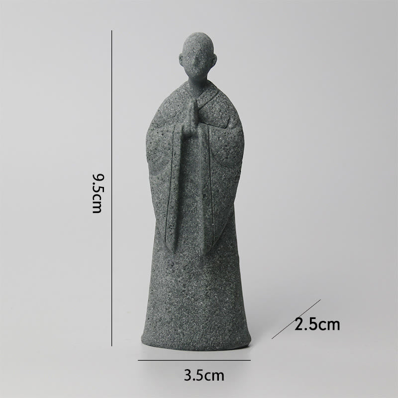 Statue de Bouddha de méditation en grès pour la sérénité et la paix