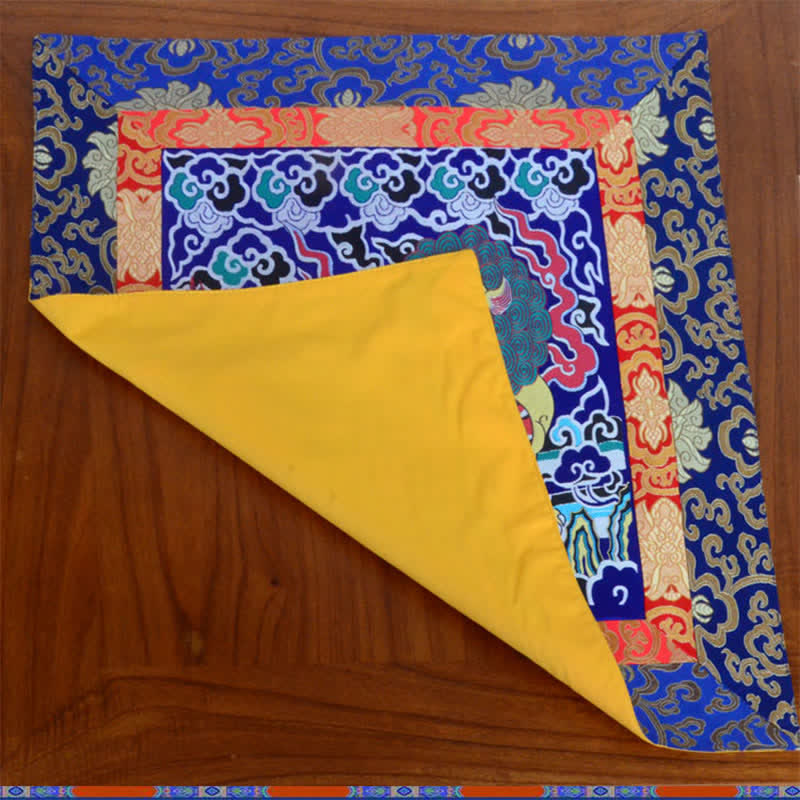 Tapis d'autel de prière et de méditation avec symbole Fengshui Kirin