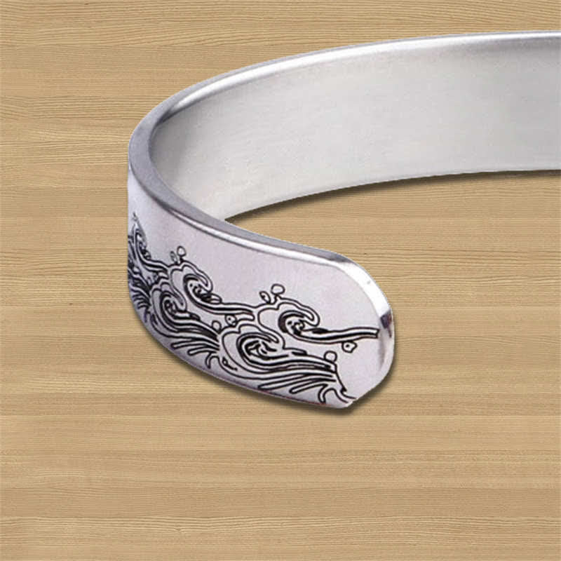 Bracelet spirituel commémoratif en acier titane pour la guérison