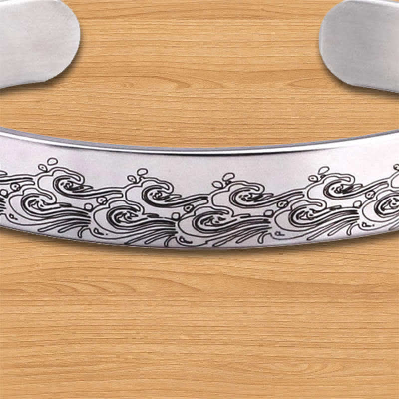 Bracelet spirituel commémoratif en acier titane pour la guérison
