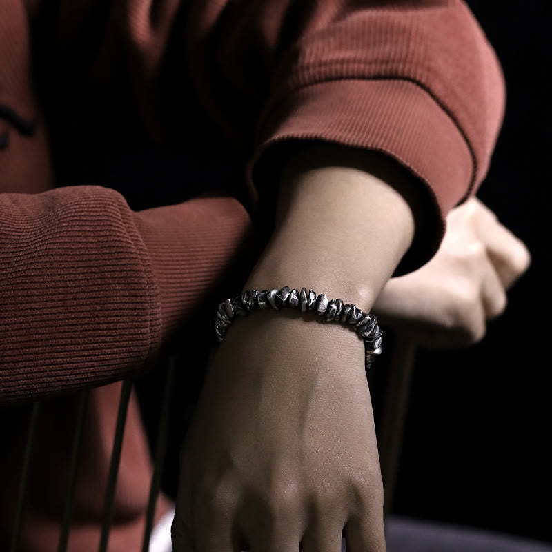 Bracelet de protection en argent sterling pour homme