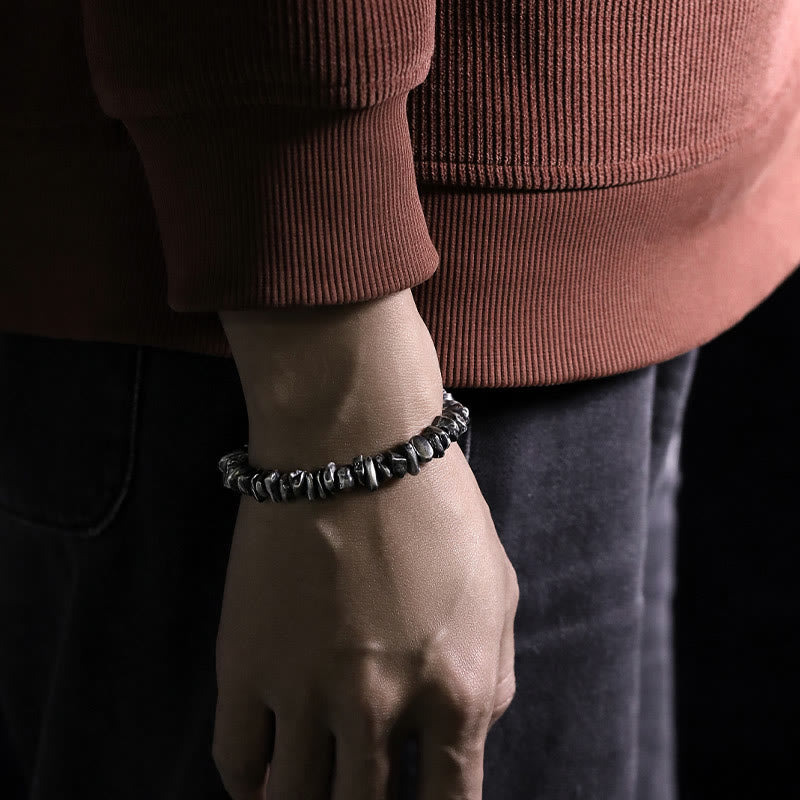 Bracelet de protection en argent sterling pour homme