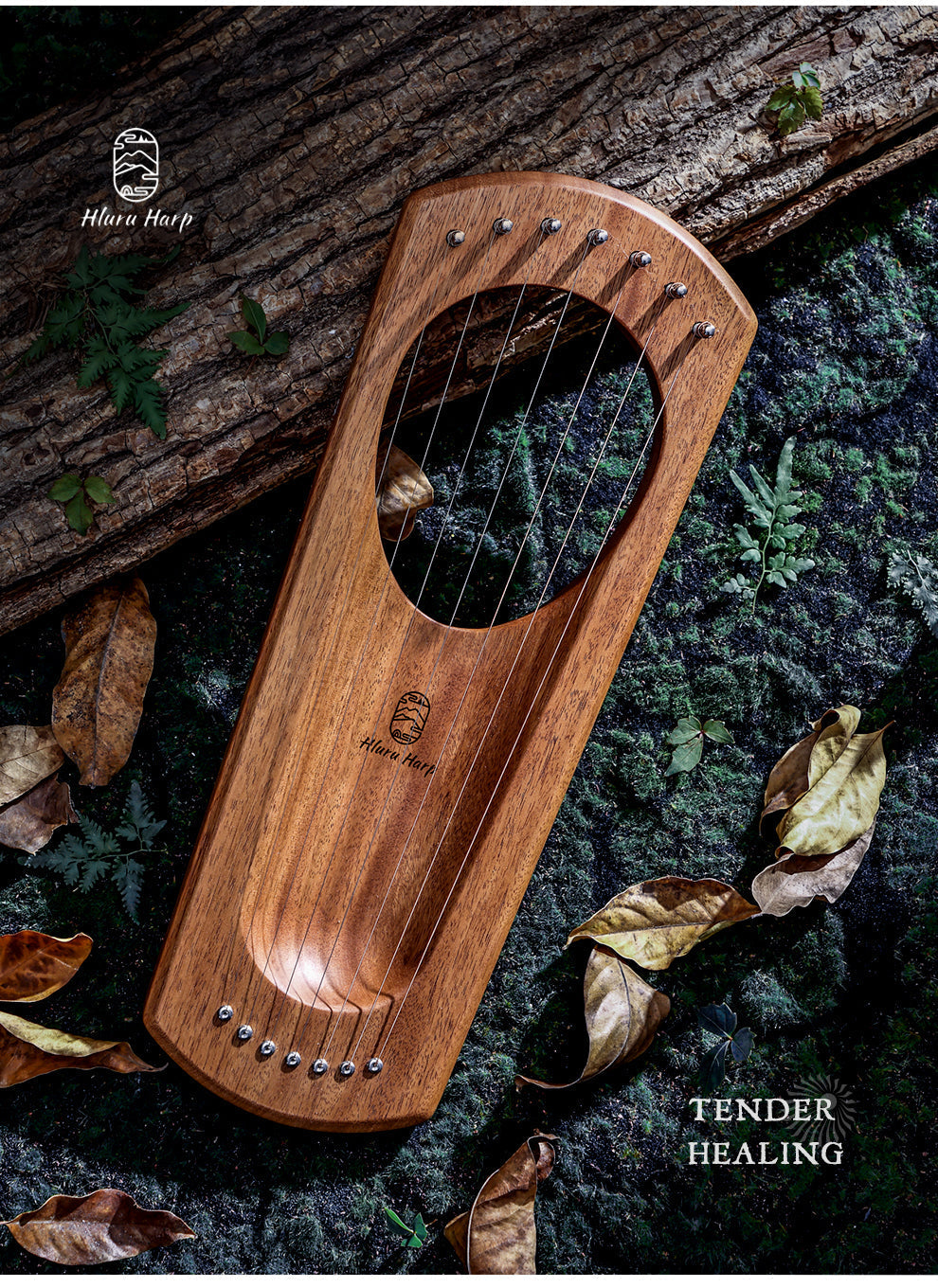 Mini 7-String Lyre Harp Instrument for Beginners