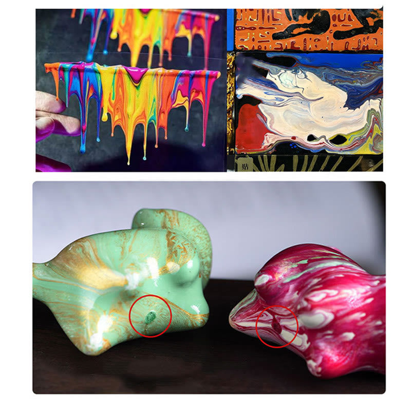 Mini statue de chat en bois d'ébène décorative en laque paisible