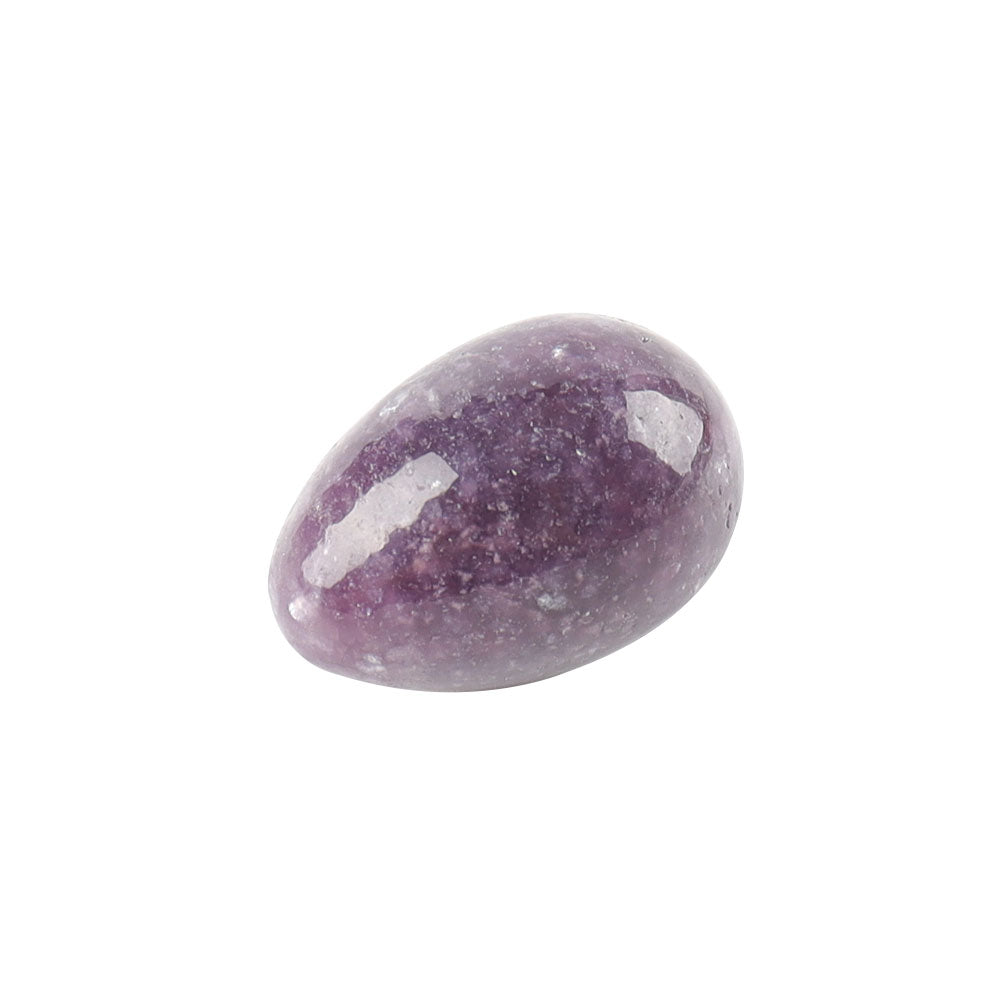 Mini Egg Shape Clear Quartz Palm Stone 1.6 Inch Healing