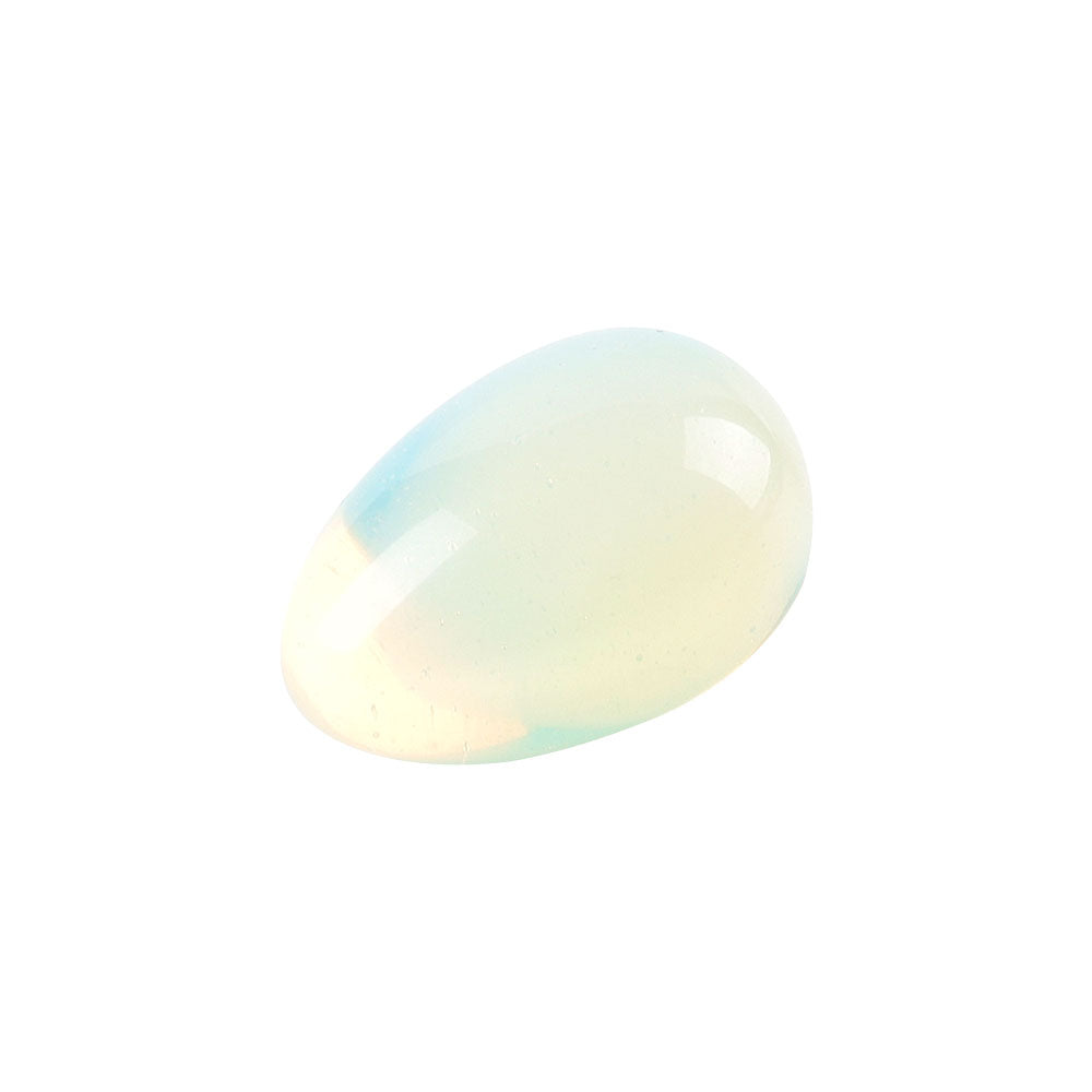 Mini Egg Shape Clear Quartz Palm Stone 1.6 Inch Healing