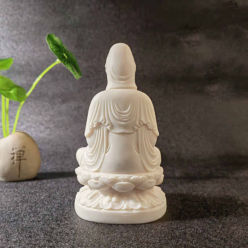 Collection de mini-statues de Bouddha fruitées en ivoire | Serenity Decor