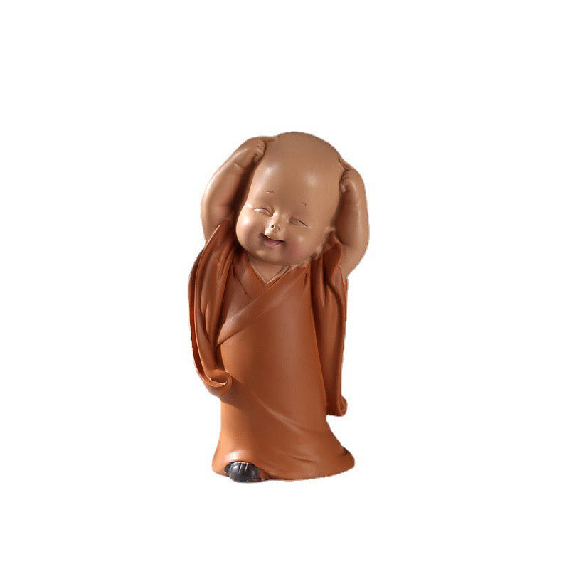 Mini statue de Bouddha en résine pour la méditation et la prière