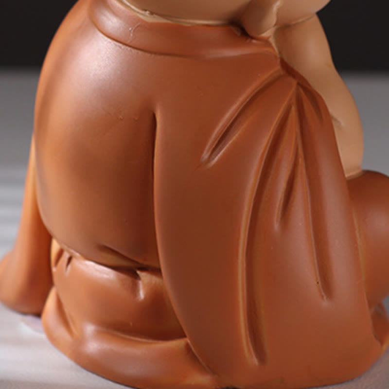 Mini statue de Bouddha en résine pour la méditation et la prière