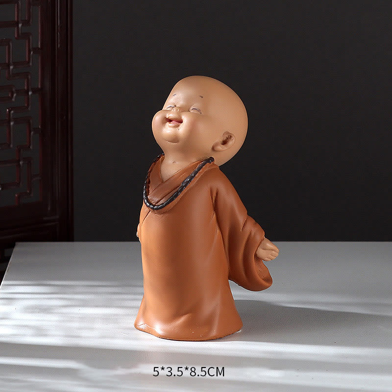 Mini statue de Bouddha en résine pour la méditation et la prière