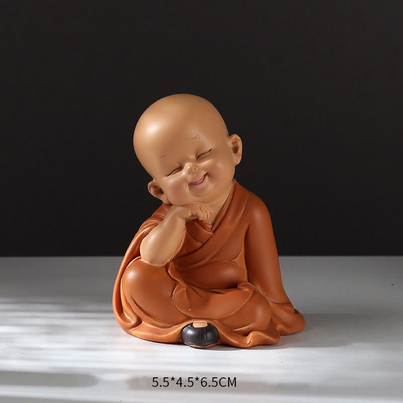 Mini statue de Bouddha en résine pour la méditation et la prière