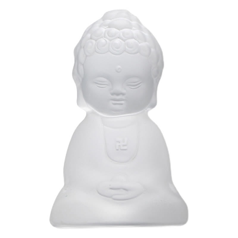 Mini décoration de bureau de sérénité bouddha Tathagata Liuli