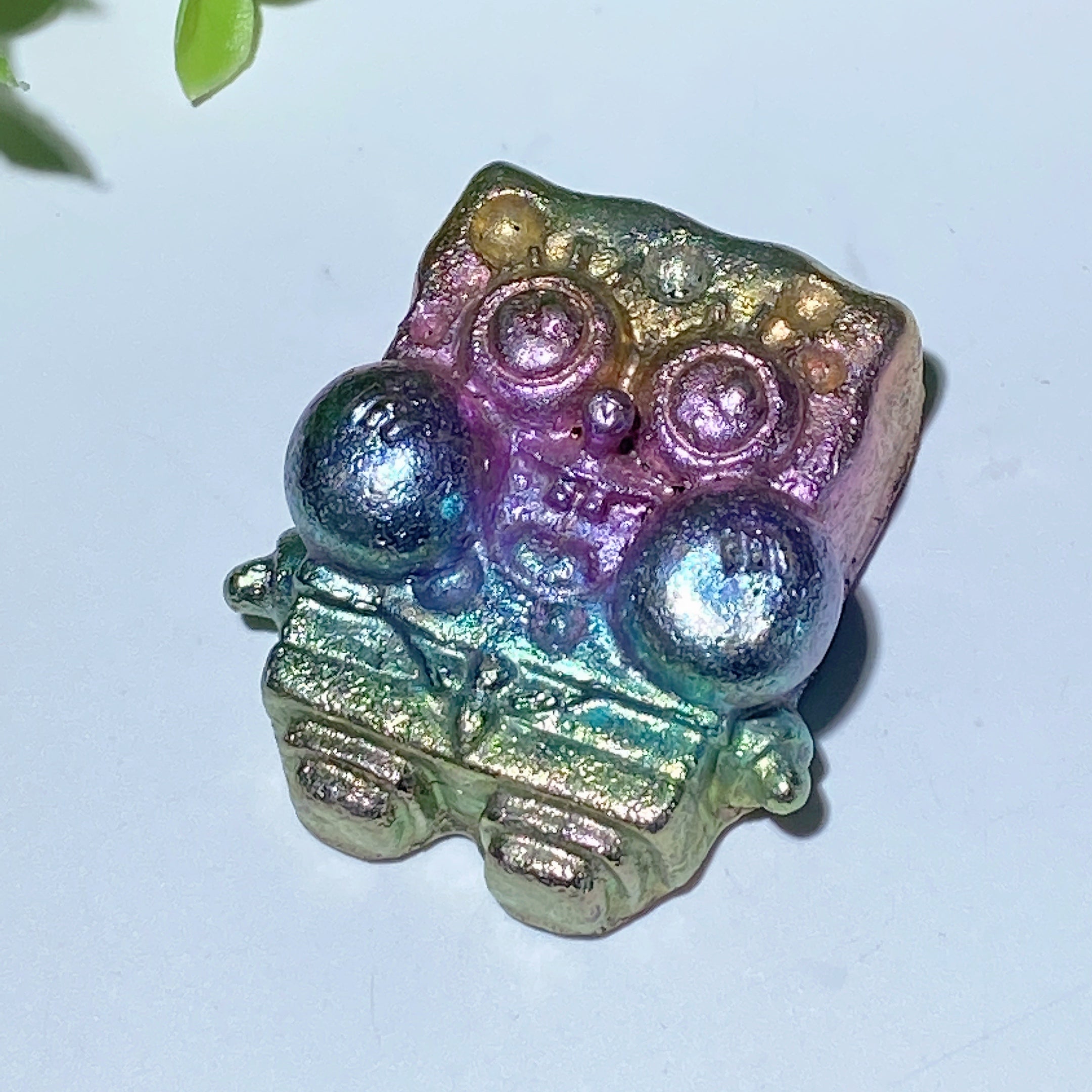 Mixed Bismuth Crystal Figurines 2-6 Inch Colorful Carvings