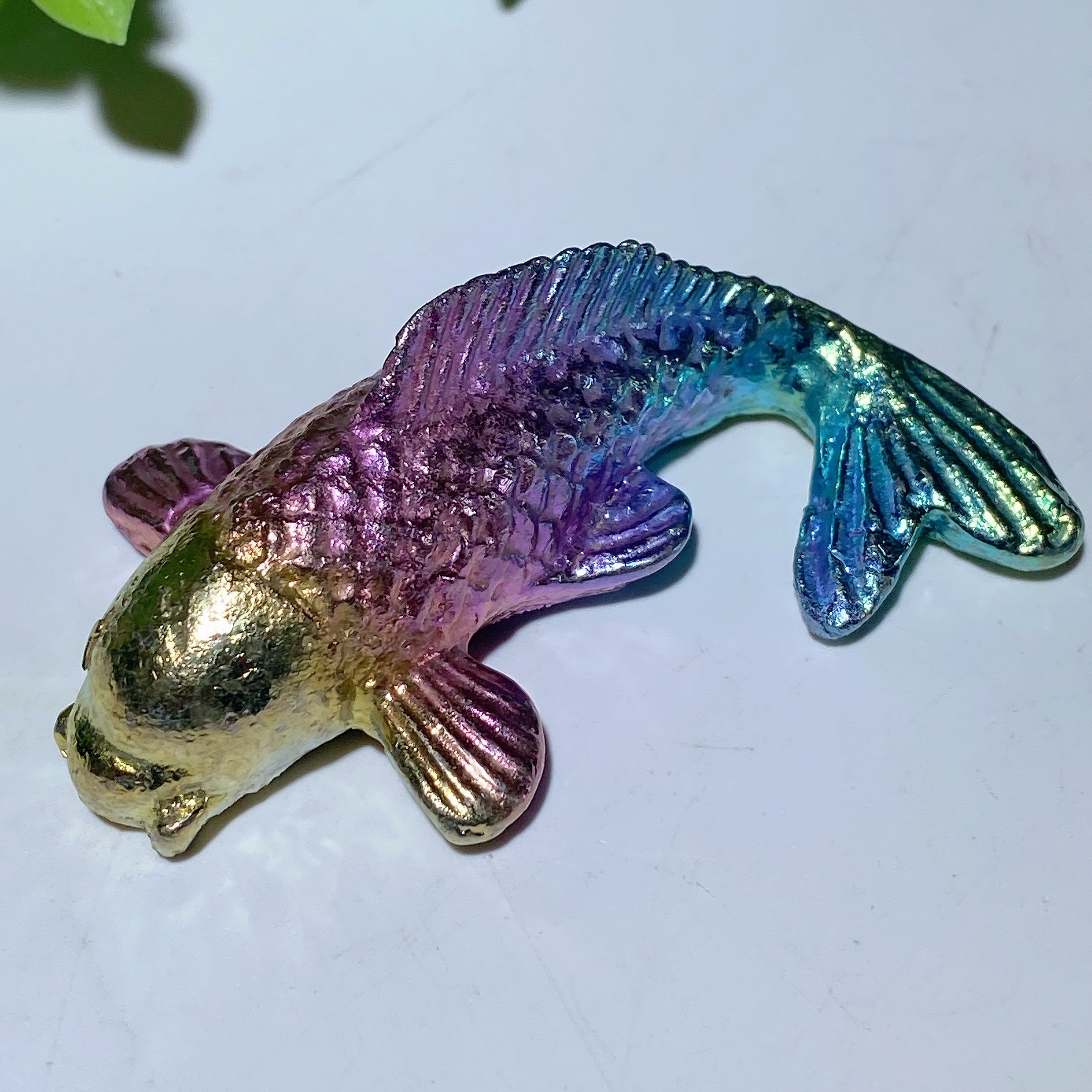 Mixed Bismuth Crystal Figurines 2-6 Inch Colorful Carvings