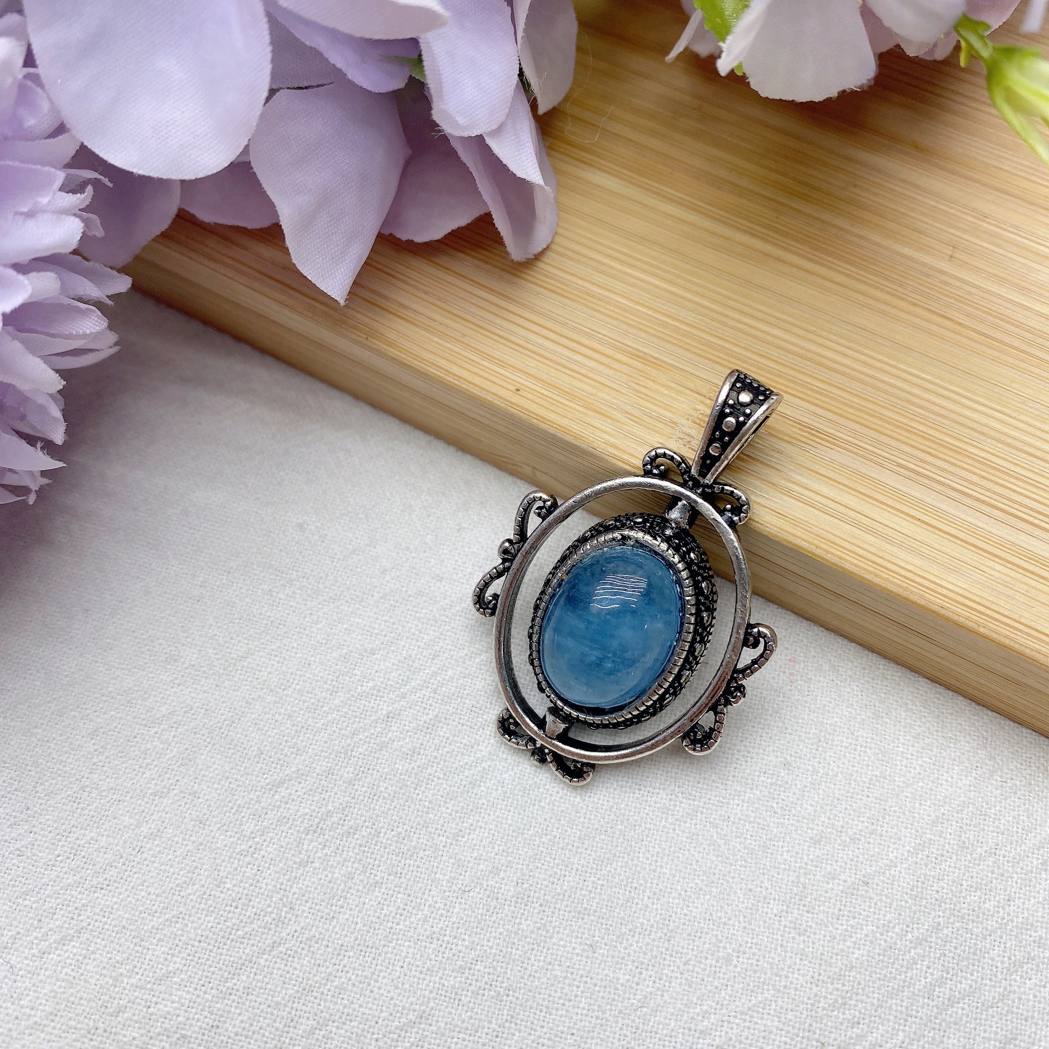 Pendentif de guérison en cristaux mixtes | Collier spirituel 4,1 cm