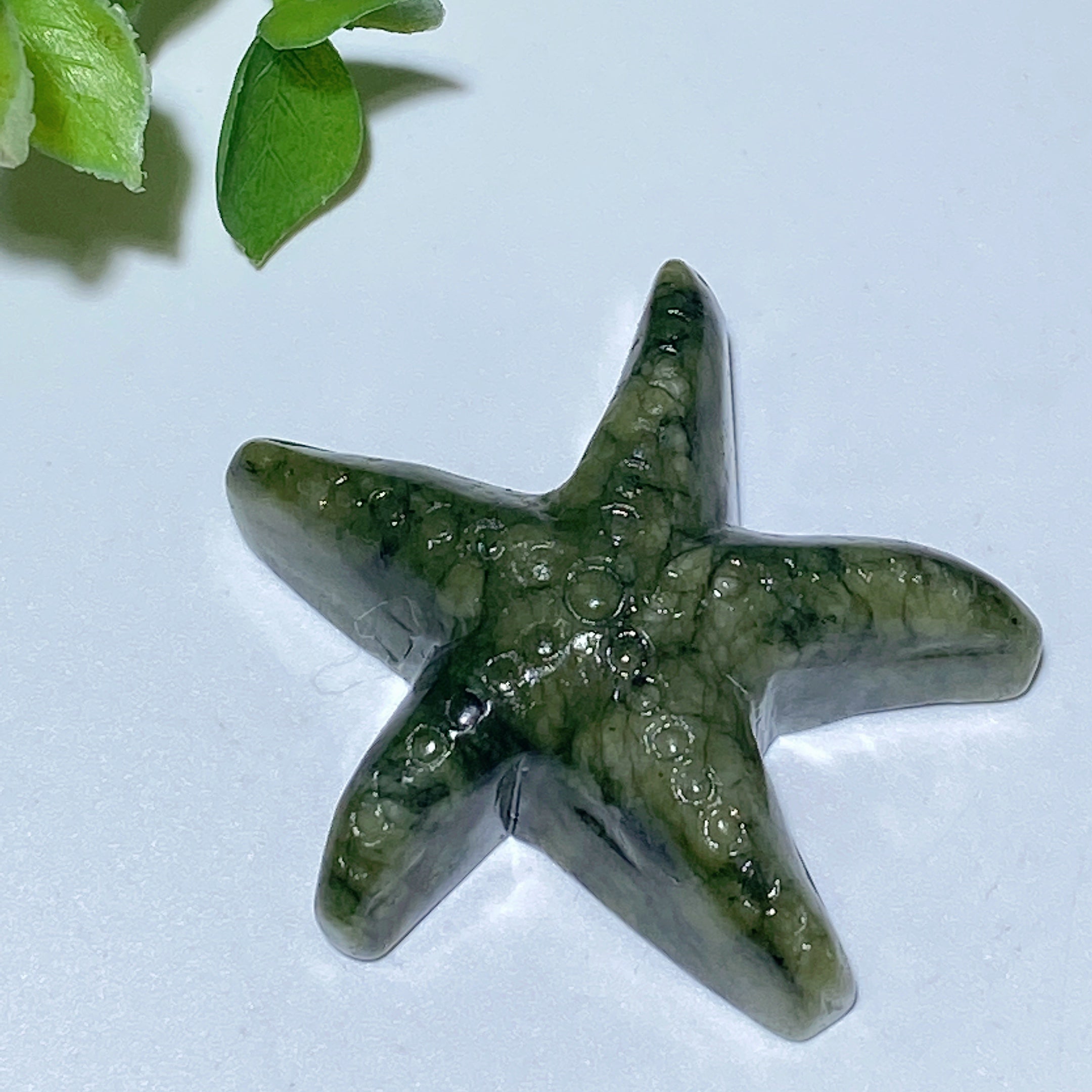 Étoiles de mer en cristal mixte sculptées de 1,4 à 1,7 pouces, animaux en cristal de guérison