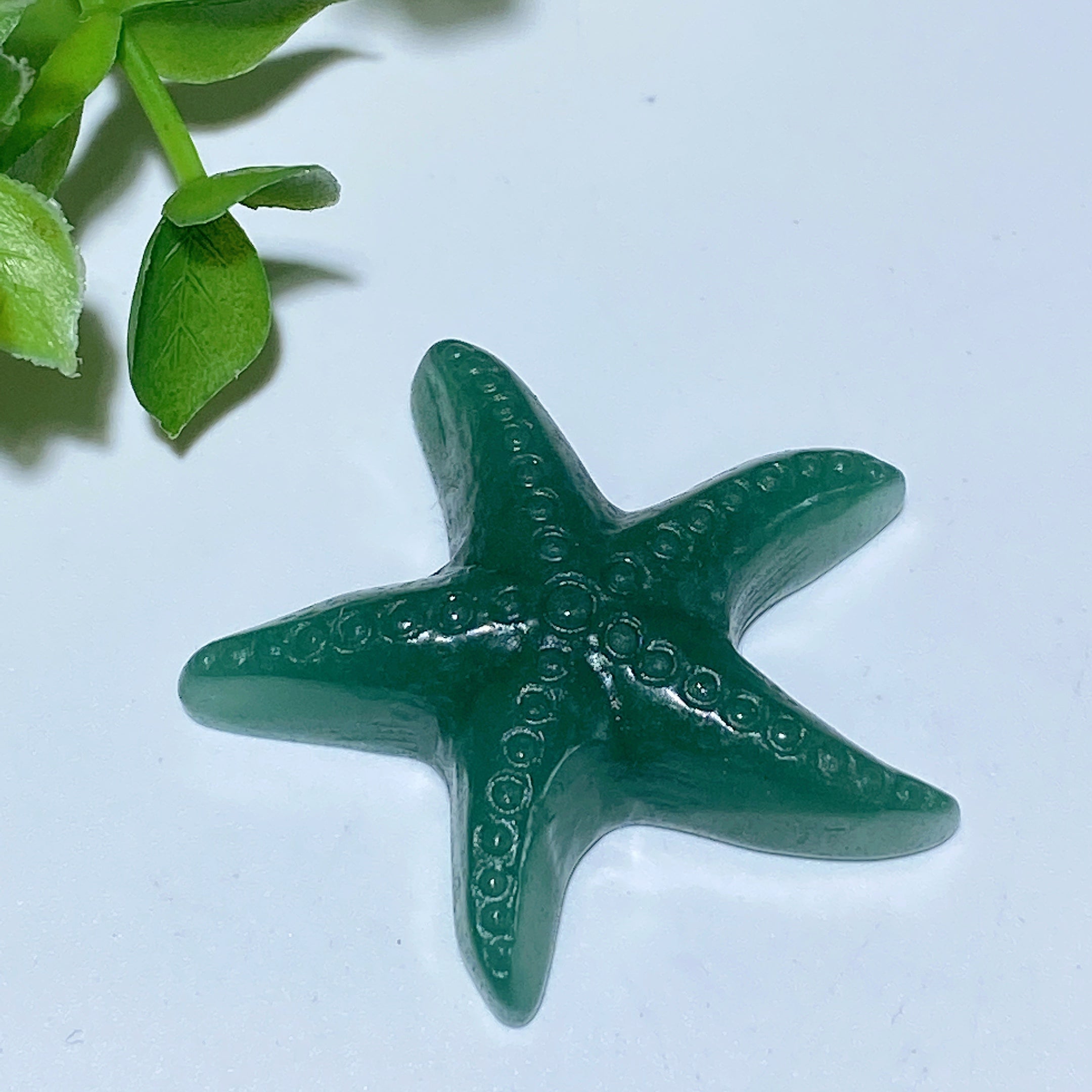 Étoiles de mer en cristal mixte sculptées de 1,4 à 1,7 pouces, animaux en cristal de guérison